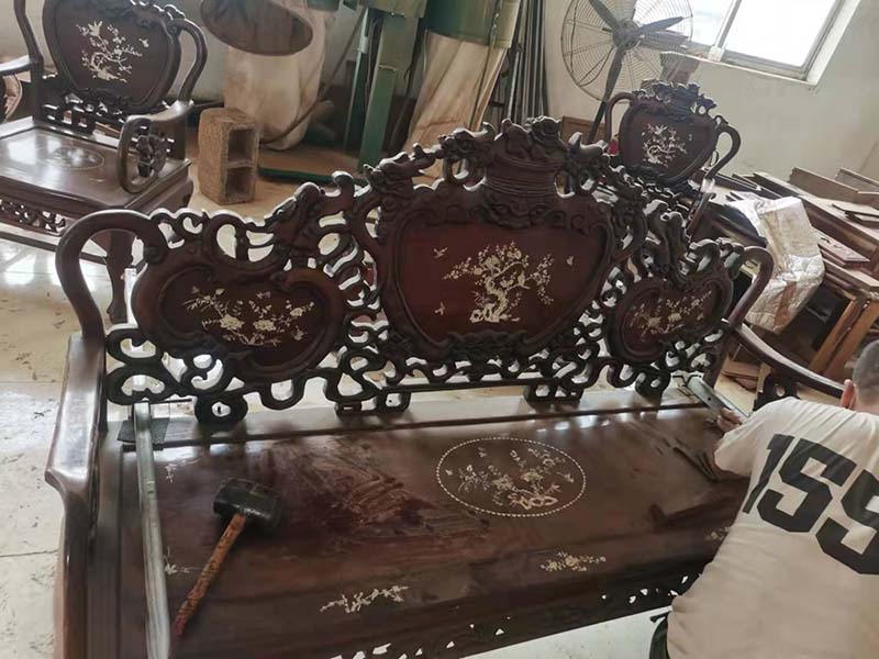 崇仁旧红木家具保养